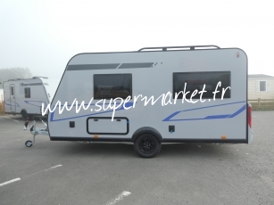 Caravelair - Sport line 420 Lit a  la francaise avec store ou auvent