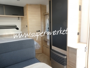 Caravelair - Sport line 410 plan camping car CLIM avec store ou auvent