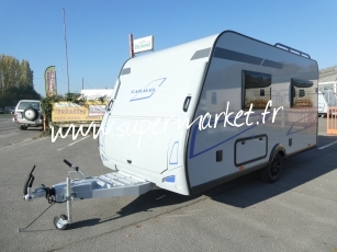 Caravelair - Sport line 410 plan camping car CLIM avec store ou auvent